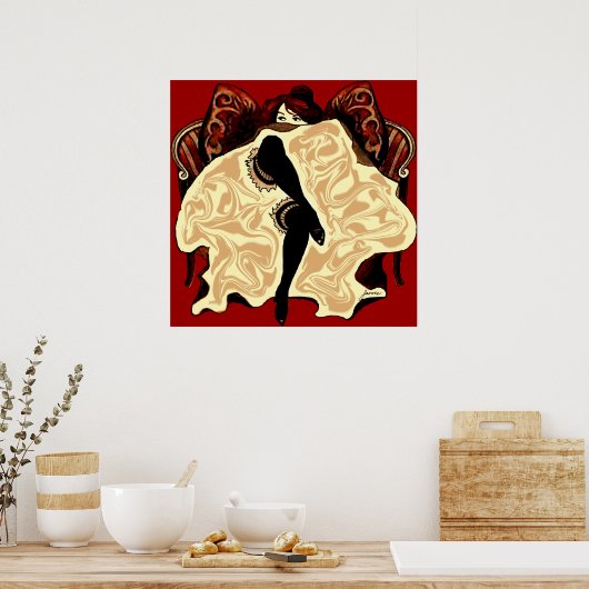 Poster Chou Chou Reddy Print (Cuisine)