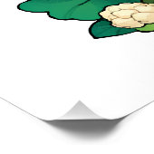 Poster Chou-fleur Kawaii (Coin)