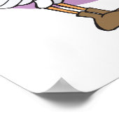 Poster chou mignonne livre bébé (Coin)