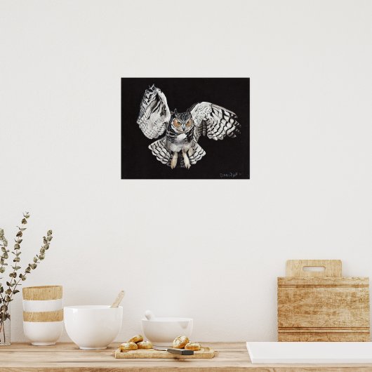 Poster Chouette (Cuisine)