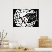 Poster Chouette à l'oeil rouge (Cuisine)