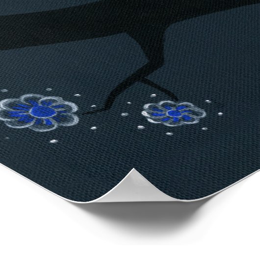 Poster Chouette à saule bleu (Coin)