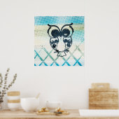 Poster Chouette Abstraite (Cuisine)