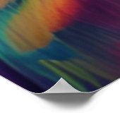 Poster Chouette arc-en-ciel (Coin)