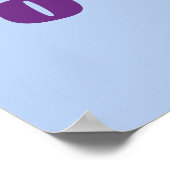 Poster Chouette avec Fourche et couteau (Coin)