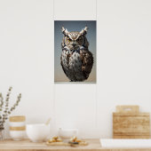 Poster Chouette Brown (Cuisine)