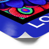 Poster Chouette colorée (Coin)