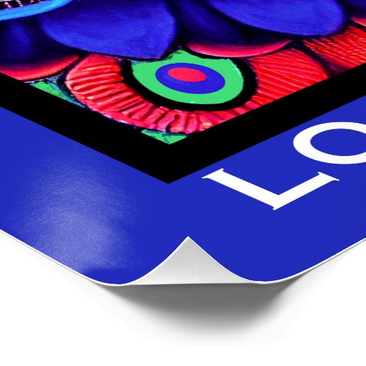 Poster Chouette colorée (Coin)