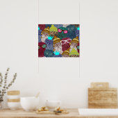 Poster Chouette dans la couronne (Cuisine)