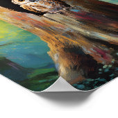 Poster Chouette dans l'arbre 4 (Coin)