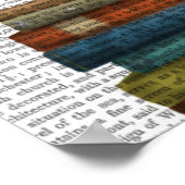 Poster Chouette dans les livres (Coin)