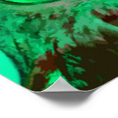 Poster Chouette d'art pop (Coin)