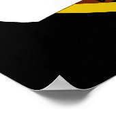 Poster Chouette de diplôme avec Casquette et diplôme (Coin)