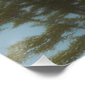 Poster Chouette de neige majestueuse (Coin)