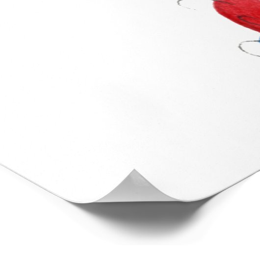 Poster Chouette de Noël (Coin)