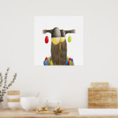 Poster Chouette de Noël (Cuisine)