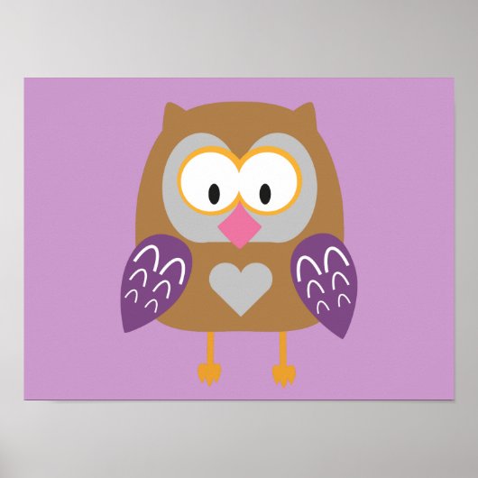 Poster chouette moche (Devant)