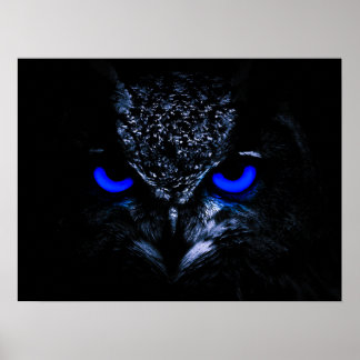 Poster Chouette mystique moderne