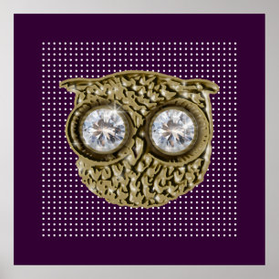 Poster Chouette pour mur ~ oiseaux