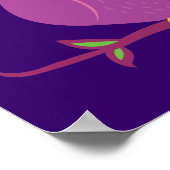 Poster Chouette pourpre (Coin)