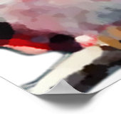 Poster Chouette rouge mignonne (Coin)