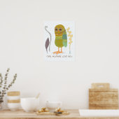 Poster Chouette t'aime toujours (Cuisine)