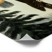 Poster Chouette vintage de Kirtlands (Coin)