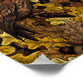 Poster Chouettes d'automne (Coin)