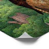 Poster Chouettes Vintages (Coin)