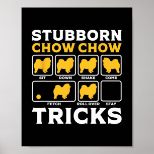 Poster chow chow chemise femmes hommes enfants cadeau amo