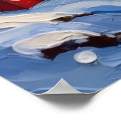 Poster Chow Chow Christmas Boat Holiday (Coin)