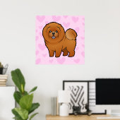 Poster Chow Chow Love (Bureau à domicile)