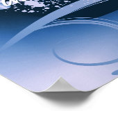 Poster chrétien avec la Bible Verse Ésaïe 35:10 (Coin)