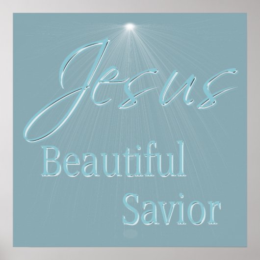 Poster chrétien avec les mots (Devant)