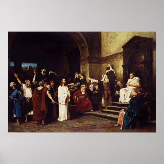Poster Chrétien Before Pilate (Devant)
