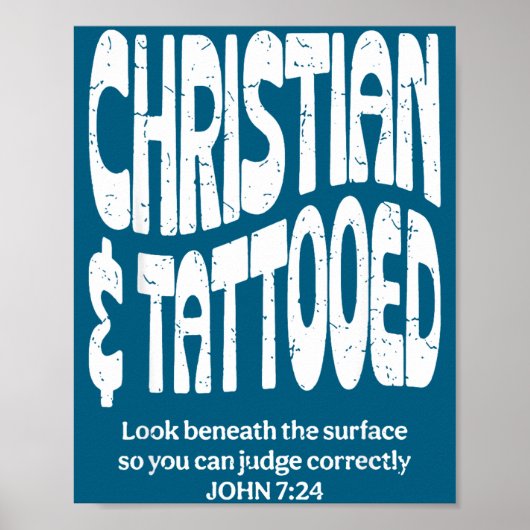 Poster Chrétien Et Tatoué (Devant)