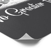 Poster Chrétien Pas de plus grand amour Croix affligée Pâ (Coin)