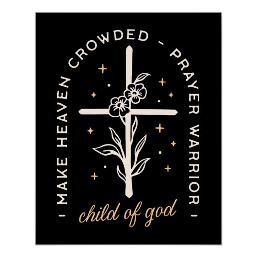 Poster Chrétien sombres citations esthétiques académiques (Devant)