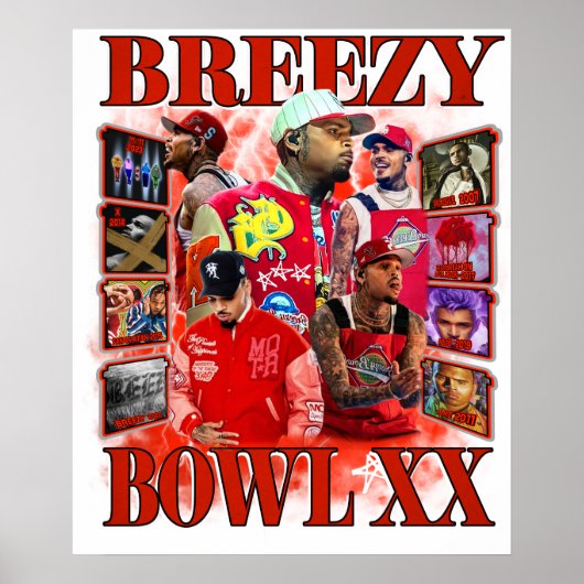 Poster chris brow (Devant)