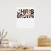 Poster Chris Brown tex (Cuisine)