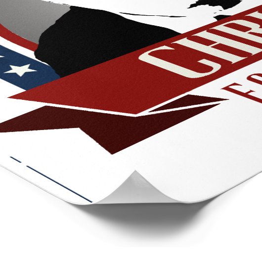 POSTER CHRIS CHRISTIE 2016 ESPAGLE (Coin)