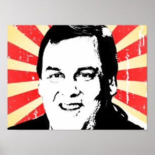 POSTER CHRIS CHRISTIE PROPAGANDA