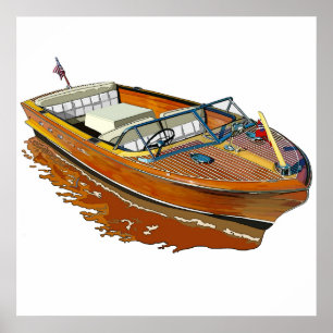 Poster Chris Craft Continental
