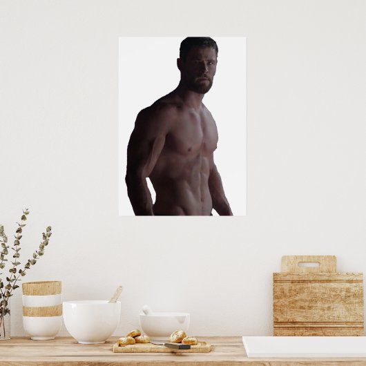 Poster chris hemsworth (Cuisine)