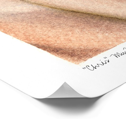 Poster "Chris" My Face on My Space série (Coin)