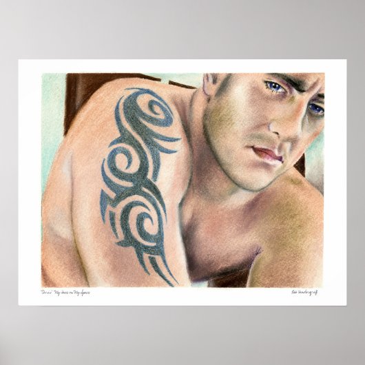 Poster "Chris" My Face on My Space série (Devant)