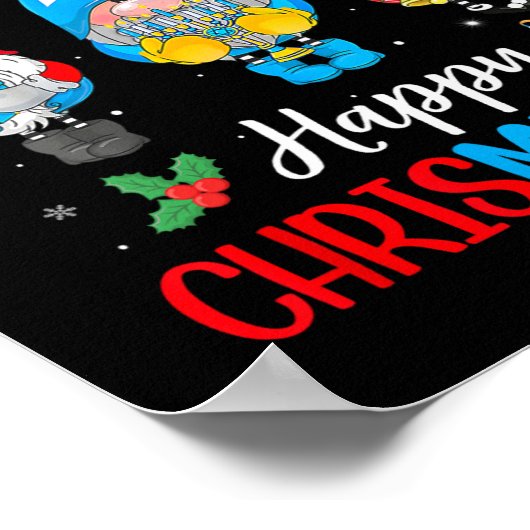 Poster Chrismukkah Gnomes Joyeux Noël Et Joyeux Hanuk (Coin)