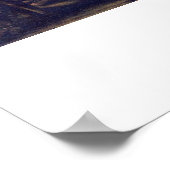 Poster Christ à Emmaus Par Rembrandt Van Rijn (Coin)