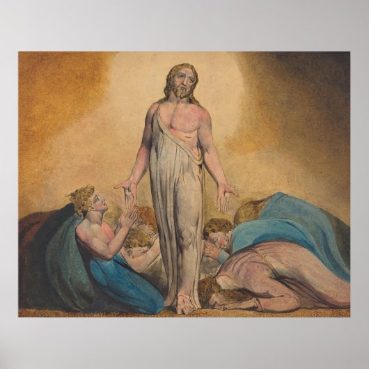 Poster Christ apparaitre aux disciples après la résurrect (Devant)