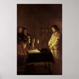 Poster Christ avant le souverain sacrificateur, 1617